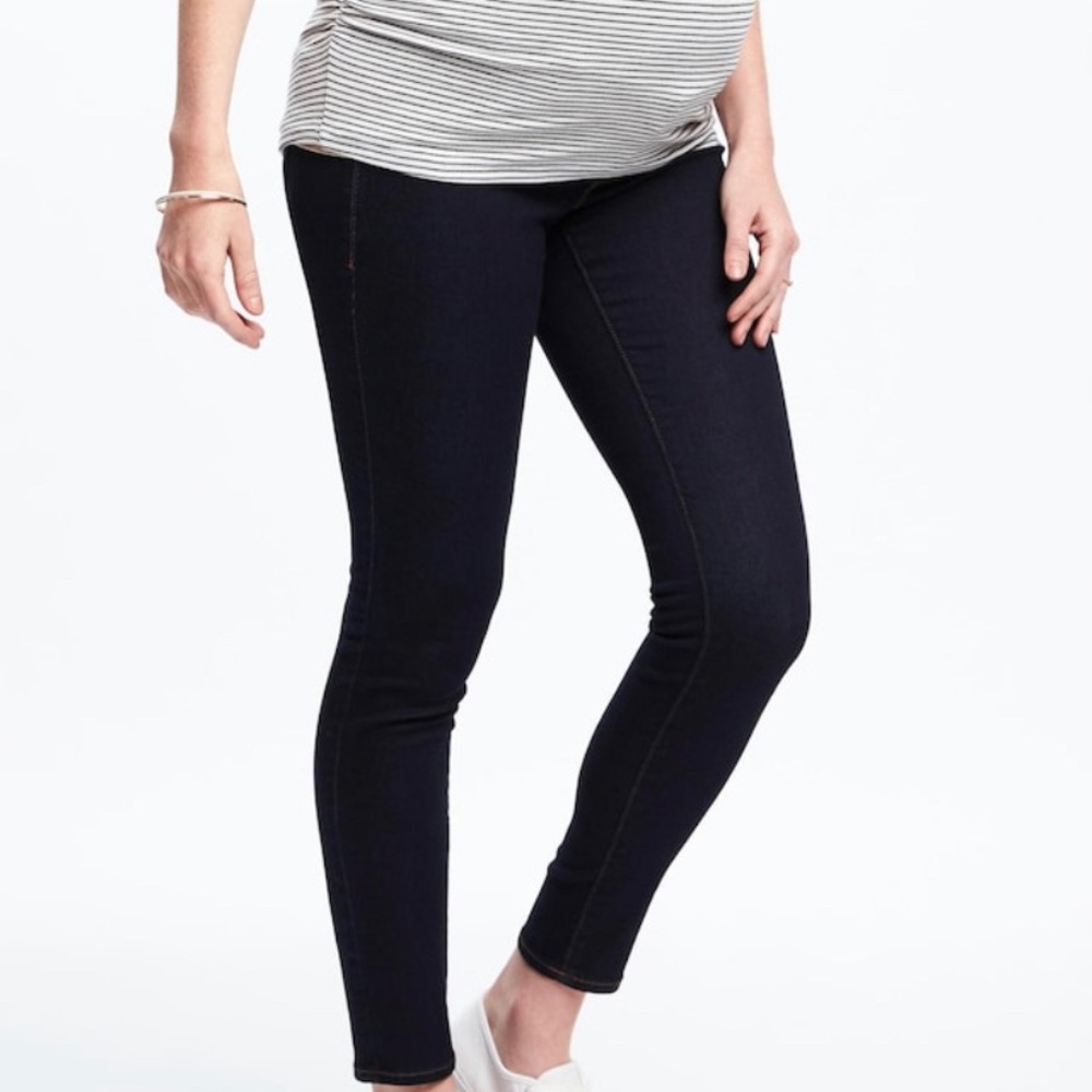 Maternity Full-Panel Rockstar Jeans 16 long